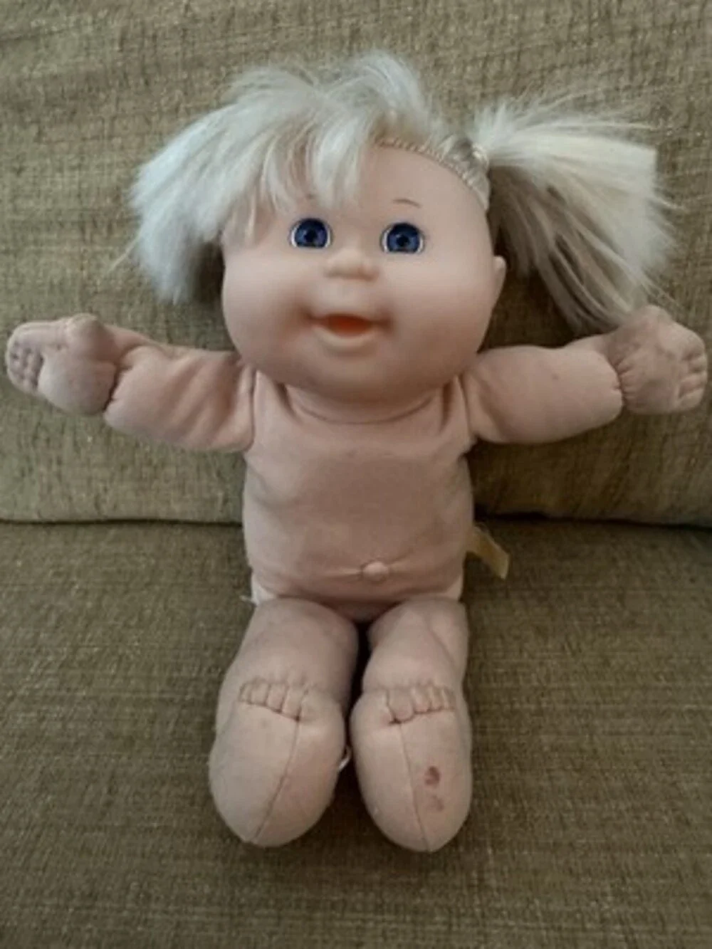 Vintage Talking Cabbage Patch Doll Blonde 1996